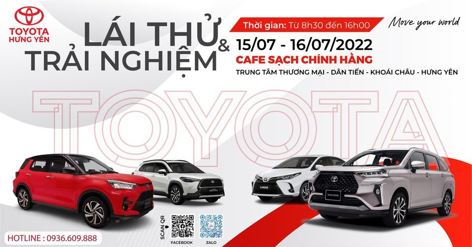 LÁI THỬ VÀ TRẢI NGHIỆM XE TOYOTA TẠI KHOÁI CHÂU HƯNG YÊN