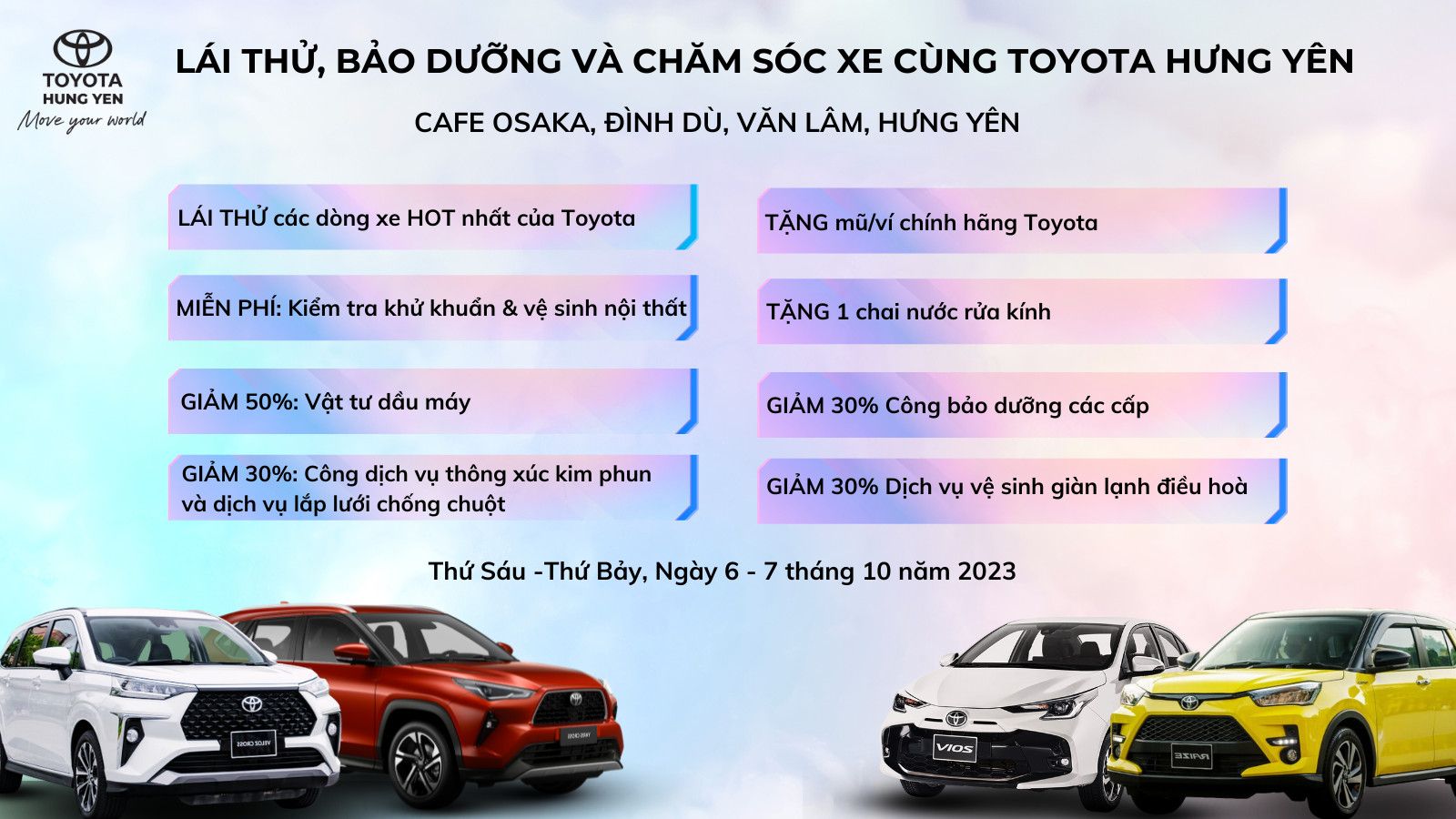 Trải nghiệm Đẳng cấp cùng Toyota Hưng Yên: Sự Kiện Lái Thử và Bảo Dưỡng Độc Đáo