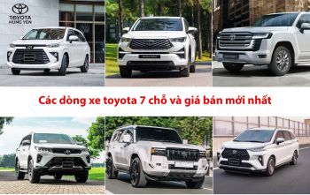Các dòng xe toyota 7 chỗ và giá bán mới nhất