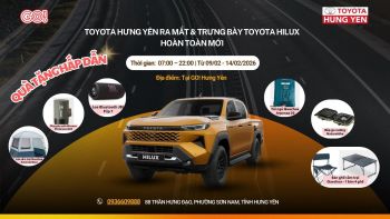 TOYOTA HƯNG YÊN RA MẮT & TRƯNG BÀY TOYOTA HILUX HOÀN TOÀN MỚI TẠI GO HƯNG YÊN