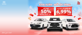 TOYOTA VIỆT NAM TRIỂN KHAI CHƯƠNG TRÌNH KHUYẾN MẠI “KHAI XUÂN - MỞ LỘC VÀNG” CHO MẪU XE VIOS, VELOZ CROSS, AVANZA PREMIO TRONG THÁNG 2/2025